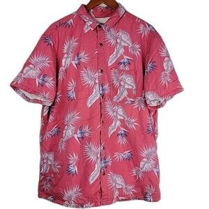 California Cowboy High Water Shirt Men 3XL Terry Lined Hawaiian Surf Cover Beach